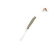 COLTELLO DA TAVOLA SEGHETTATO manico tortora