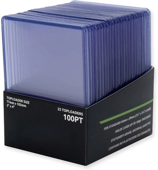 Toploader per carte Pokémon - Protezione per carte - Carte di collezione - Accessori TCG - Custodia per carte - Organizzazione carte - Accessori per collezionisti