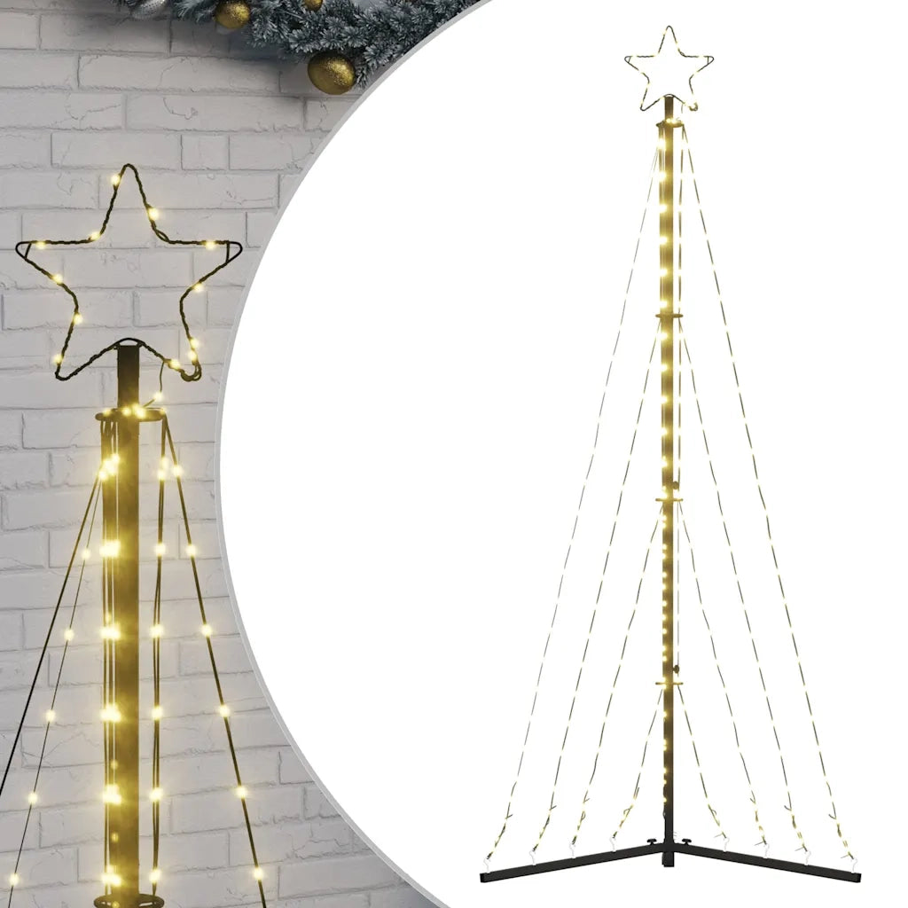 Albero di Natale a LED-Luci decorative natalizie 339 LED Bianco Caldo 187 cm