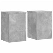 Portavasi mobili per fiori set da 2 legno ingegnerizzato grigio 02_0045331
