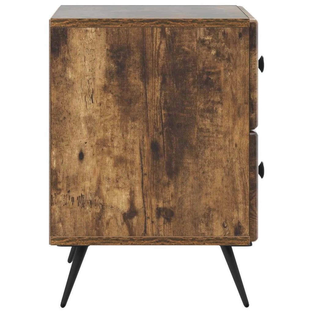Armadio da Notte Rovere Fumo 43 x 34,5 x 47,5 cm 895455