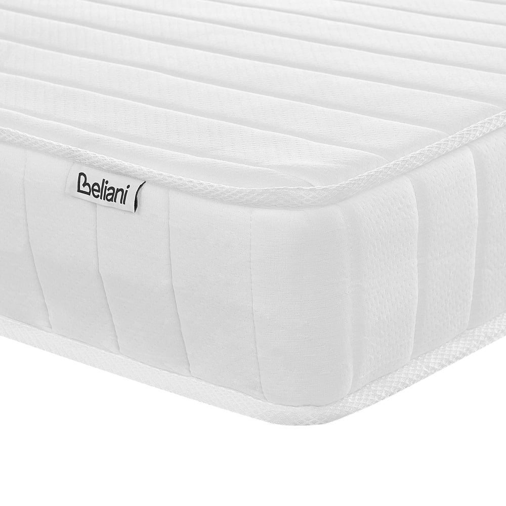 Materasso rigido a molle insacchettate con schiuma viscoelastica a 7 zone 140 x 200 design moderno