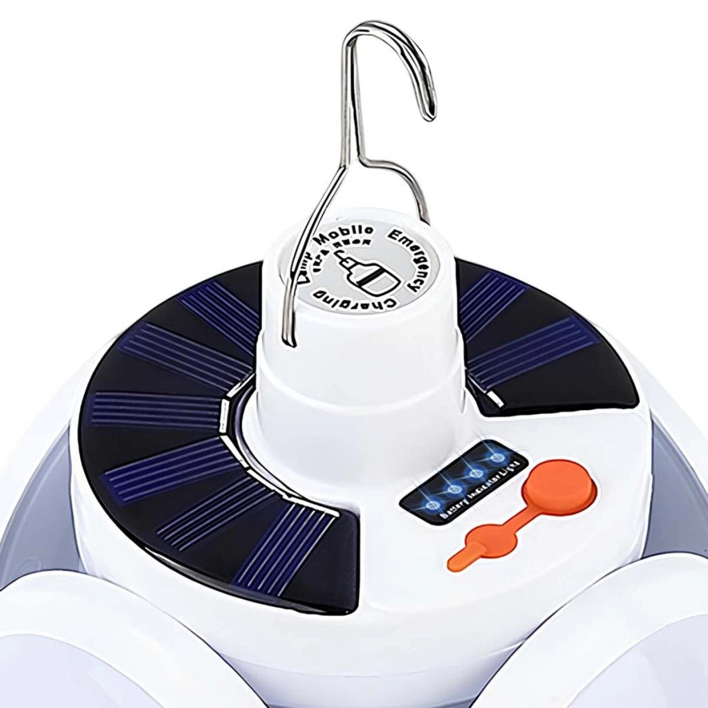 Lampada LED SMD 3W con Design Calcio Ricaricabile USB / Solare Bianco Avizar