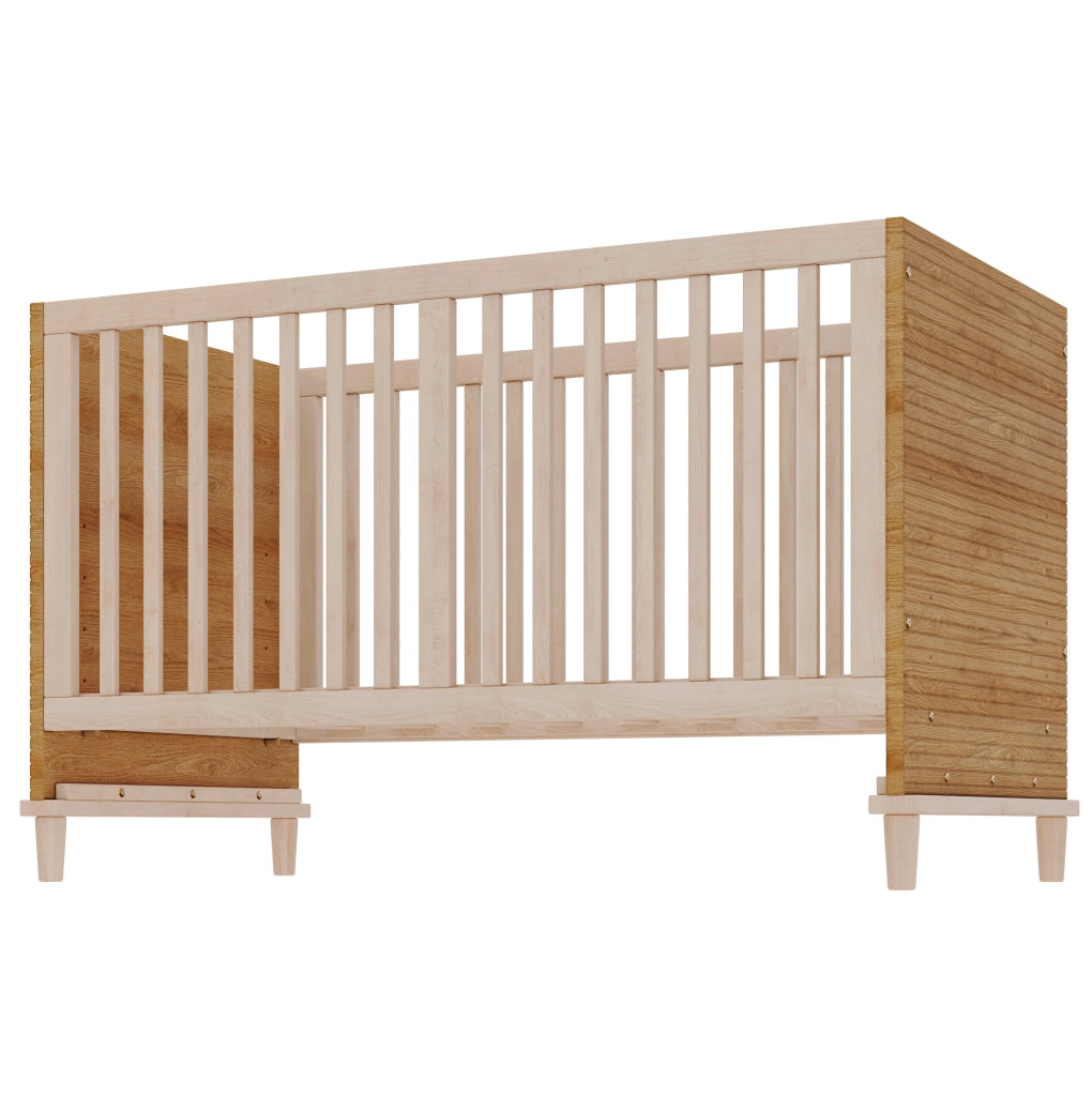 Set cameretta neonato con fasciatoio e lettino regolabile