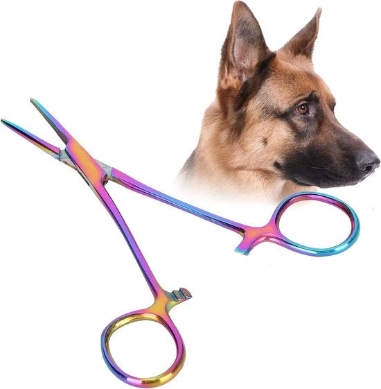 Strumenti per la cura del pelo di cani - Pince e forbici per la cura del pelo - Trimmer per orecchie - Taglierino per pelo di cane.