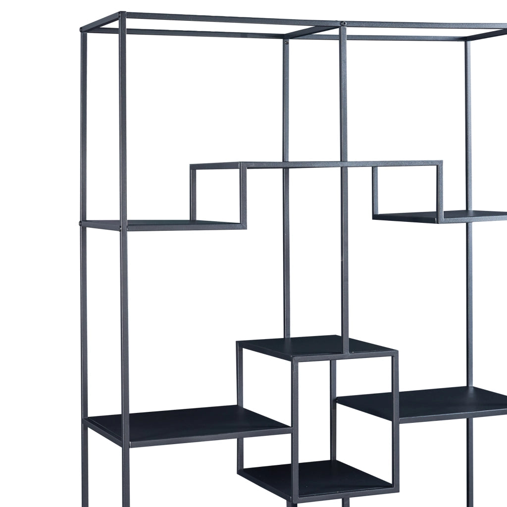Scaffale da Terra Råde 180 x 100 x 35 cm - Nero [en.casa]