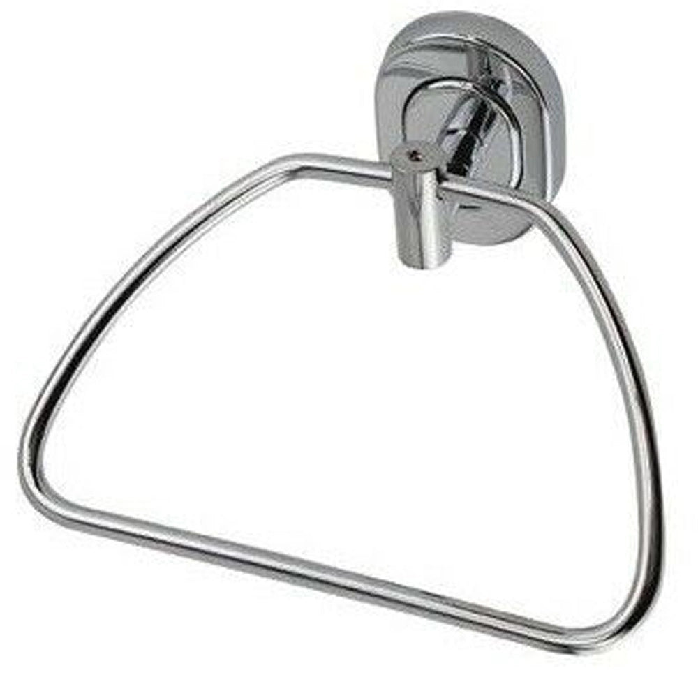 Trade Shop - Porta Asciugamano Bagno Wc Toilette Acciaio Inox Fissaggio Parete 69189 -