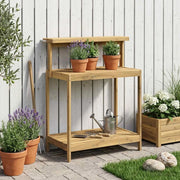 Banco da Giardinaggio Esterno 86,5 x 48,5 x 106 cm Bianco 903085