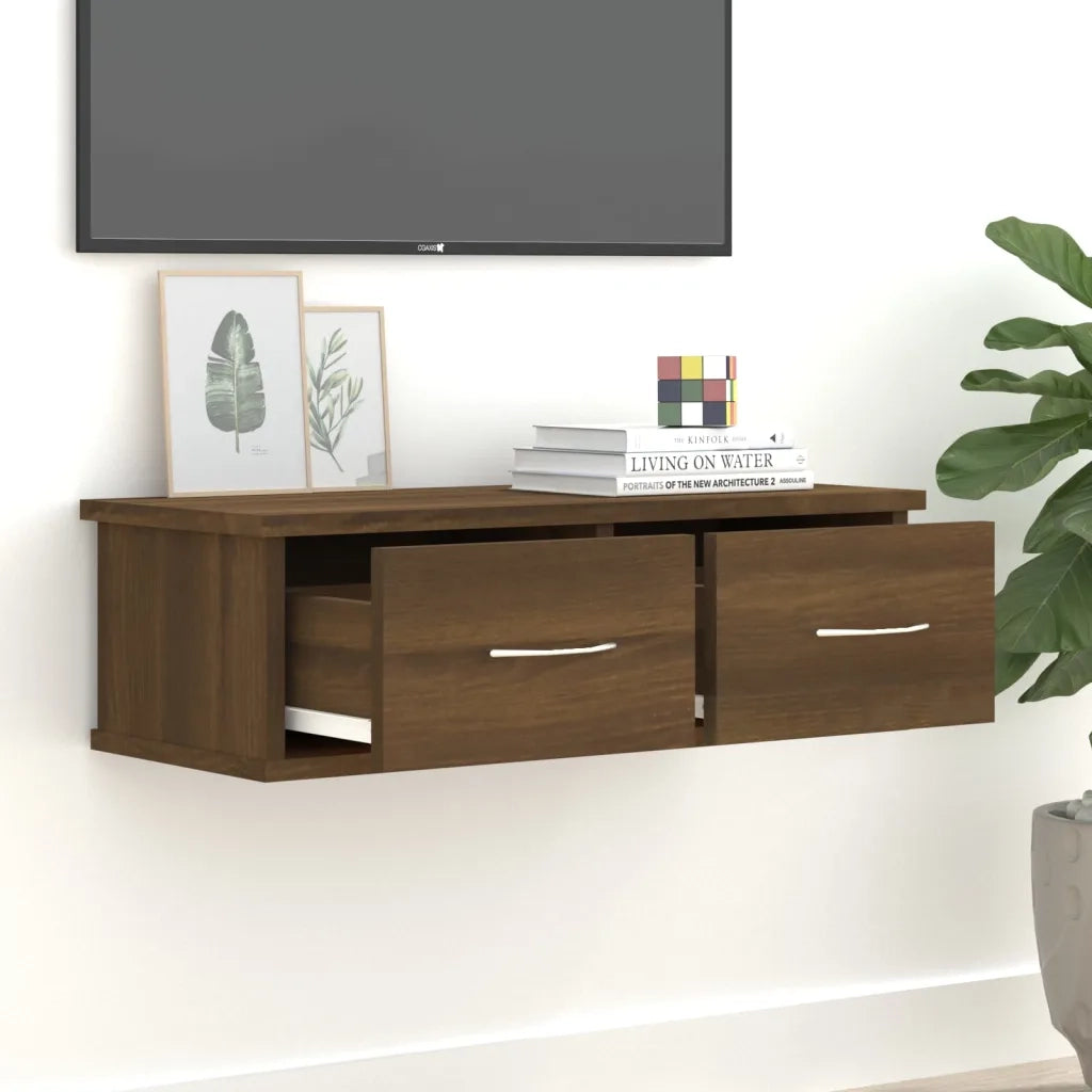 Armadietto Parete Rovere Marrone 60x26x18,5cm Legno Multistrato 815080