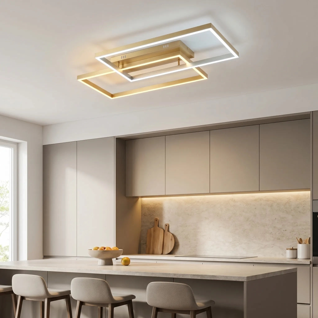 Lampada Da Soffitto Led Swe060-c Brush Gold