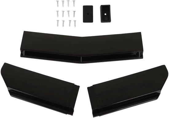 Diffusore di Avantreno Sostituibile - 5 Pezzi - Prestazioni Anticorrosive - Regolabile - Kit di Finestra - Facile da Installare - Spoiler di Avantreno