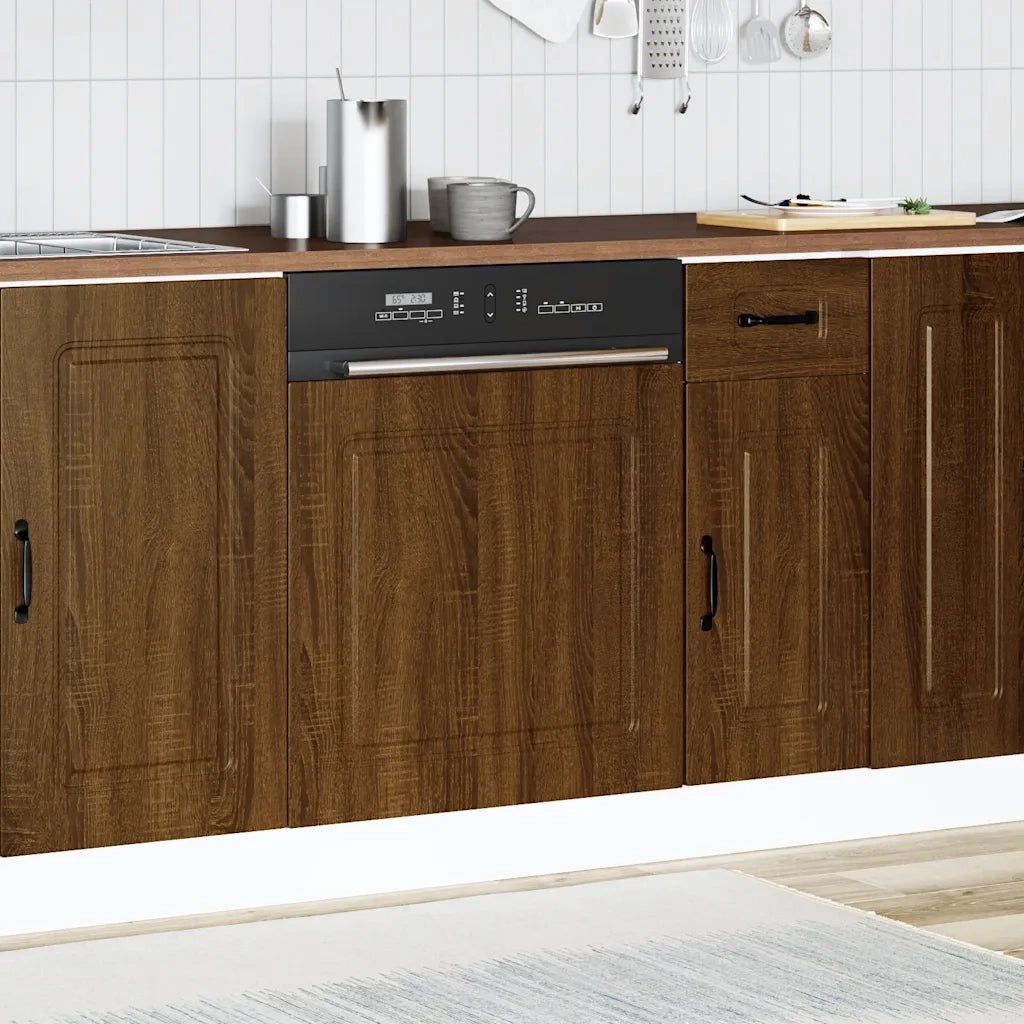Pannello Lavastoviglie Kalmar Rovere Marrone 60x1,5x57 cm 853664