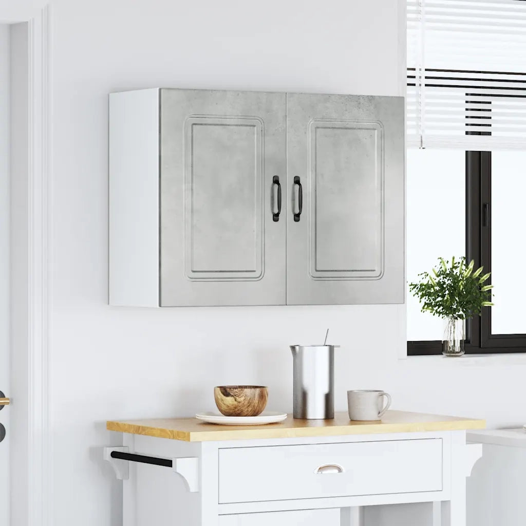 Pensile da Cucina Kalmar Grigio Cemento in Legno Multistrato 853591