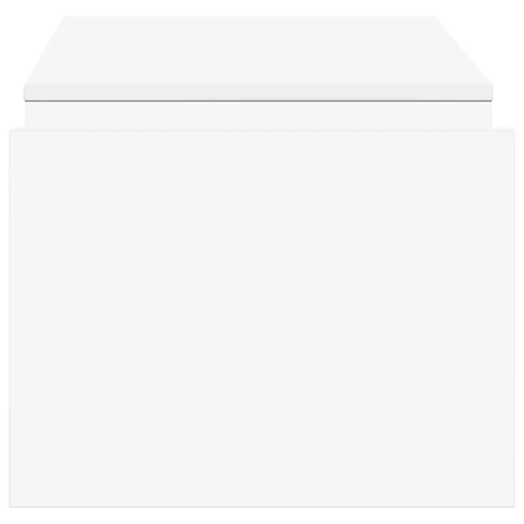 Tavolino da salotto Bianco 90 x 45 x 35 cm Legno multistrato