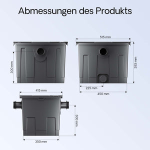 Set di upgrade 2 per filtro bio a flusso continuo CBF-350C per aumento di volume a 90.000 l