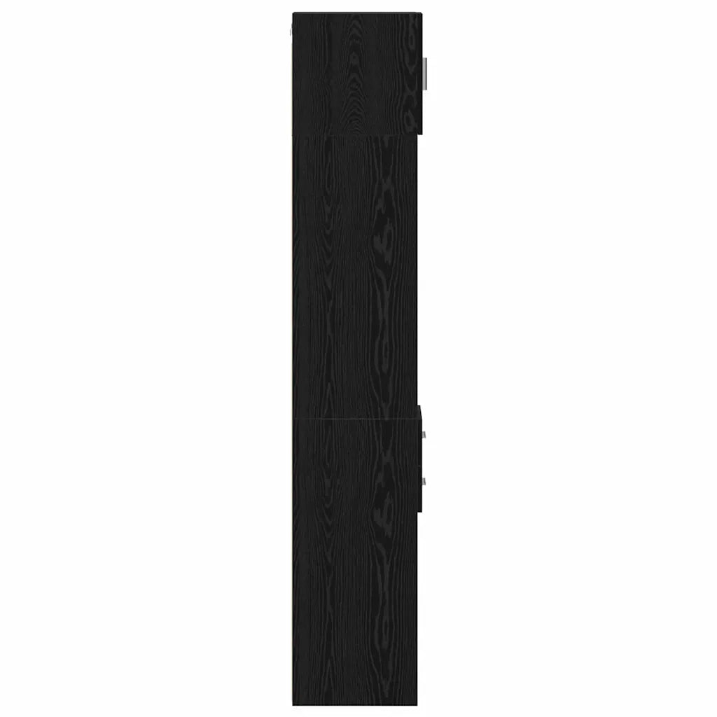 Armadio con cassetto 2 pcs Rovere Nero 30 x 42,5 x 225 cm 3365642