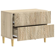 Comodino | Armadio da Notte | Mobiletto da notte Rovere Sonoma 62 x 34,5 x 48 cm Legno ingegnerizzato