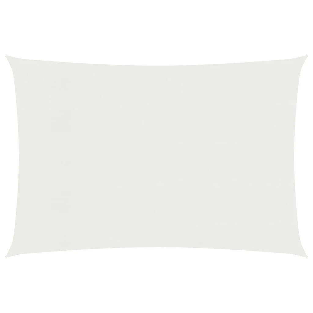 Vela ombreggiante/ombrellone 160 g/m² HDPE 5 x 7 m bianco 02_0009038