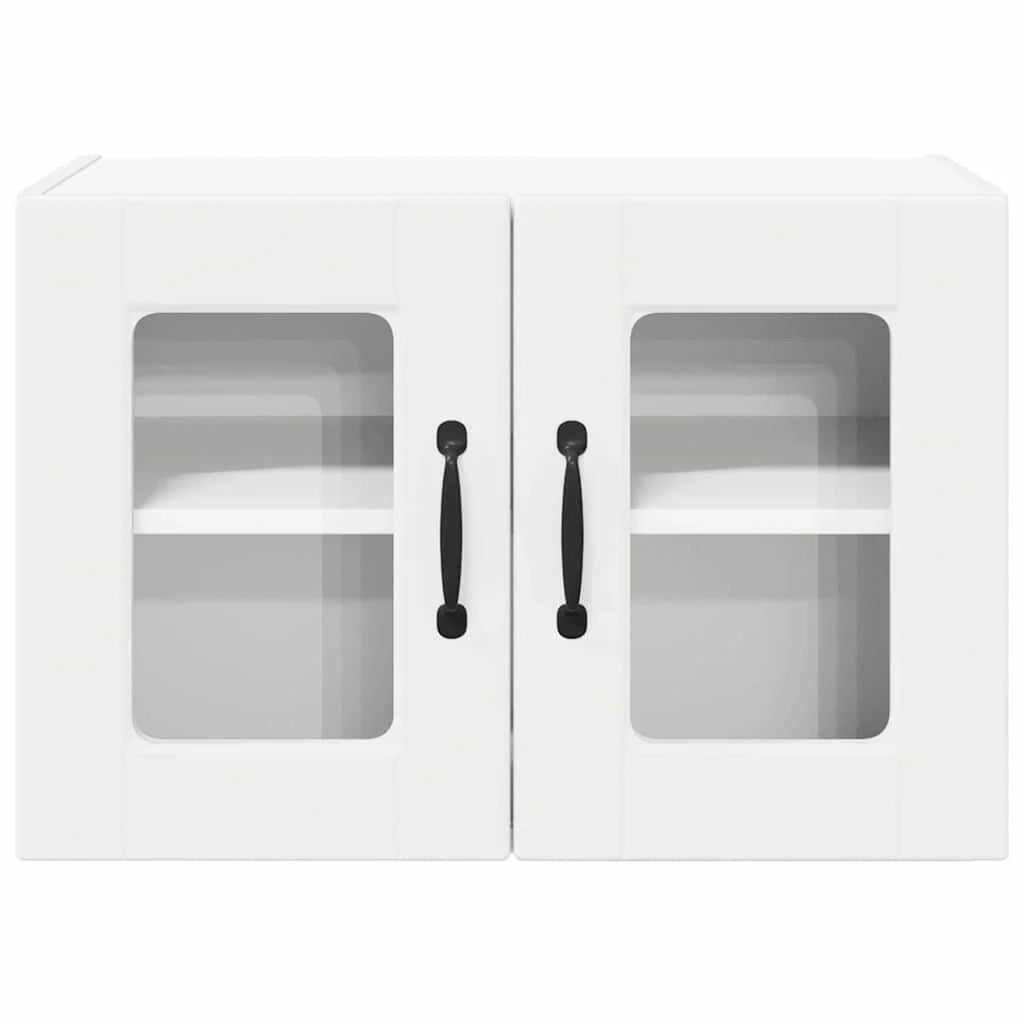 Set di 2 pensili da cucina moderni per un'organizzazione efficiente 60 x 31 x 40 cm legno composito bianco 02_0054310