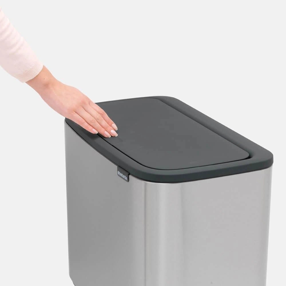 Brabantia 315848 bidone per la spazzatura 36 L Rettangolare Acciaio Acciaio inossidabile