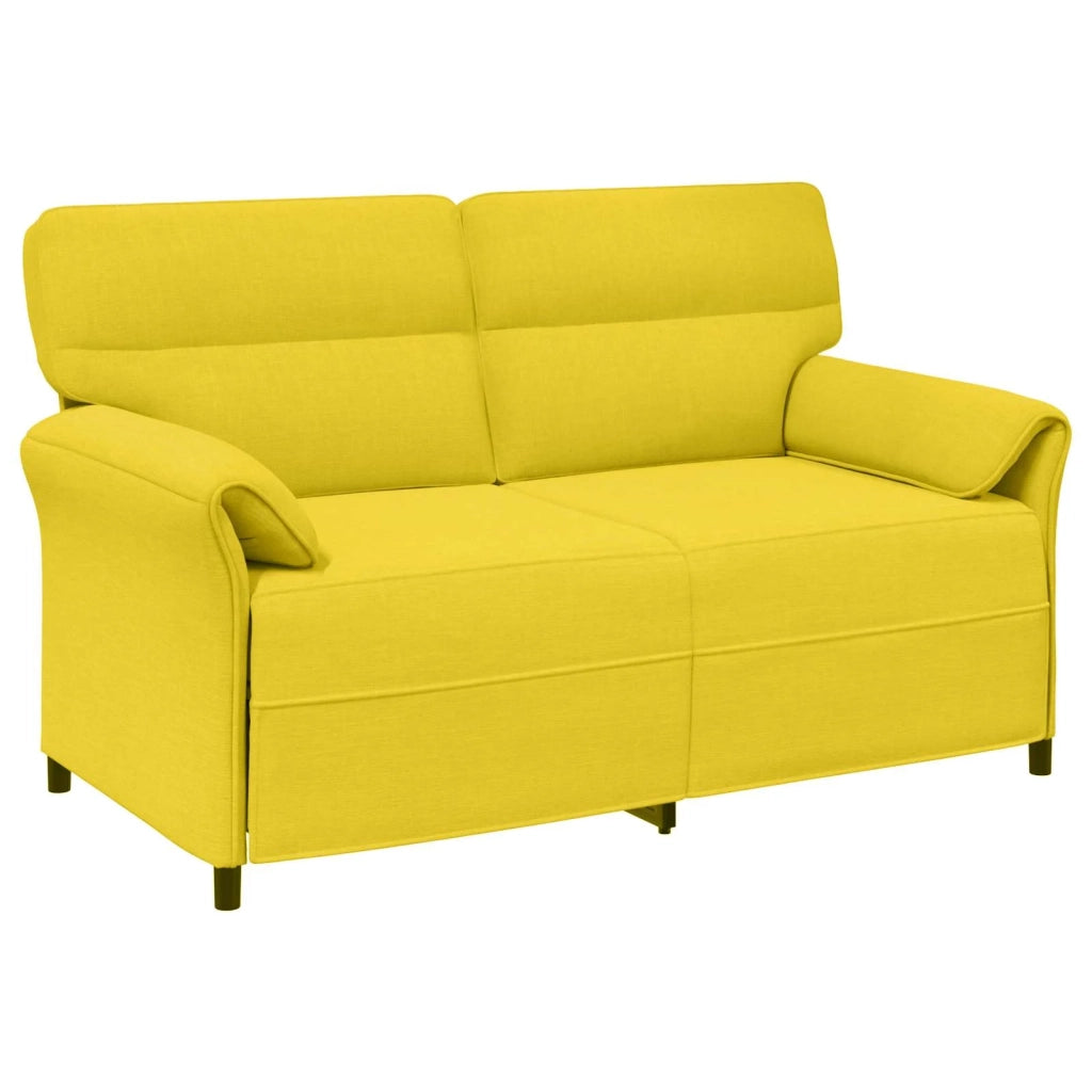 Set di divani 2 pz Giallo Chiaro Tessuto 3424867