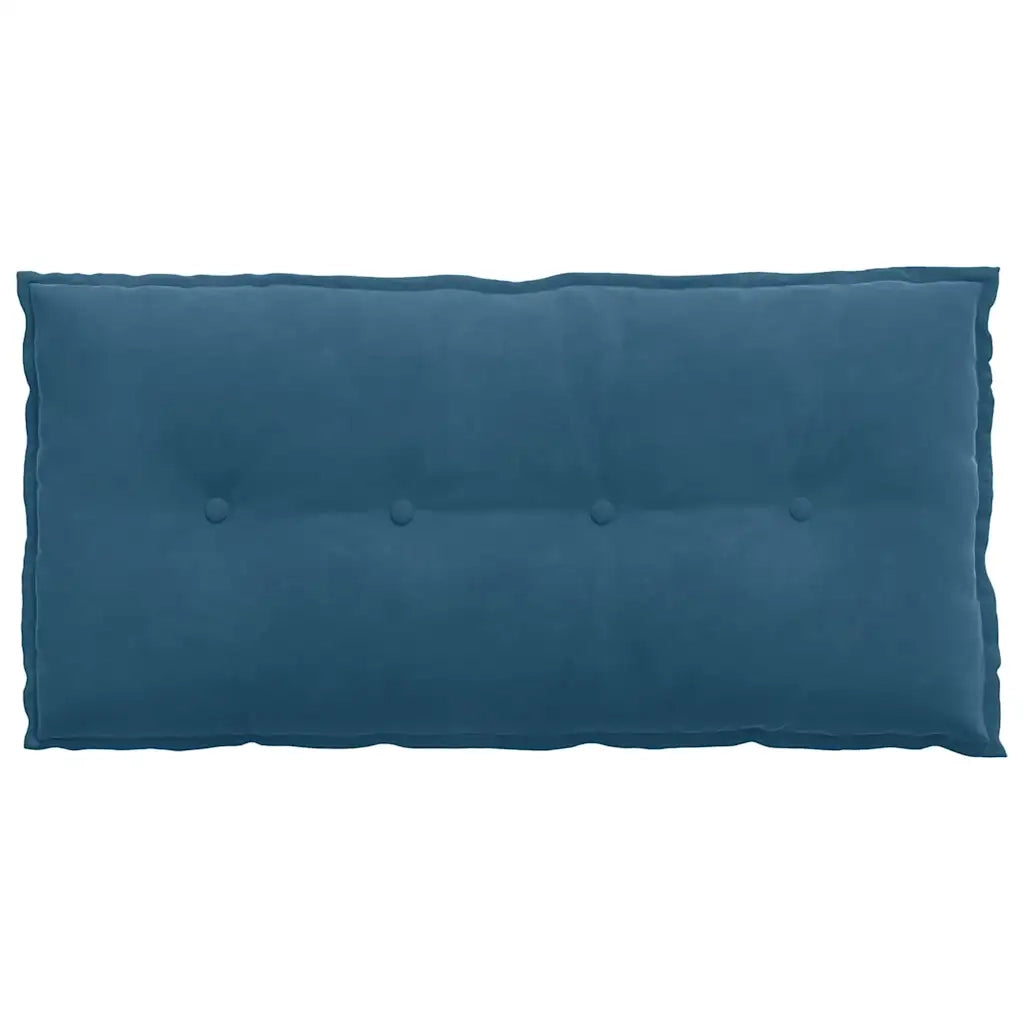 Cuscino per Schiena | Cuscino dorsale Blu 100 x 50 cm Tessuto in Cords
