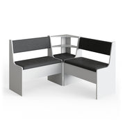Vicco Gruppo panca ad angolo Bianco 41.5 x 120 cm Senza tavolo
