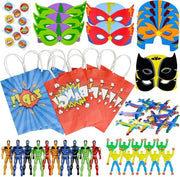Cadeauzakette Supereroi Riempite con Giocattoli per Bambini - Set di 50 Unità - Feste per Bambini Regali per Bambini Trattamenti