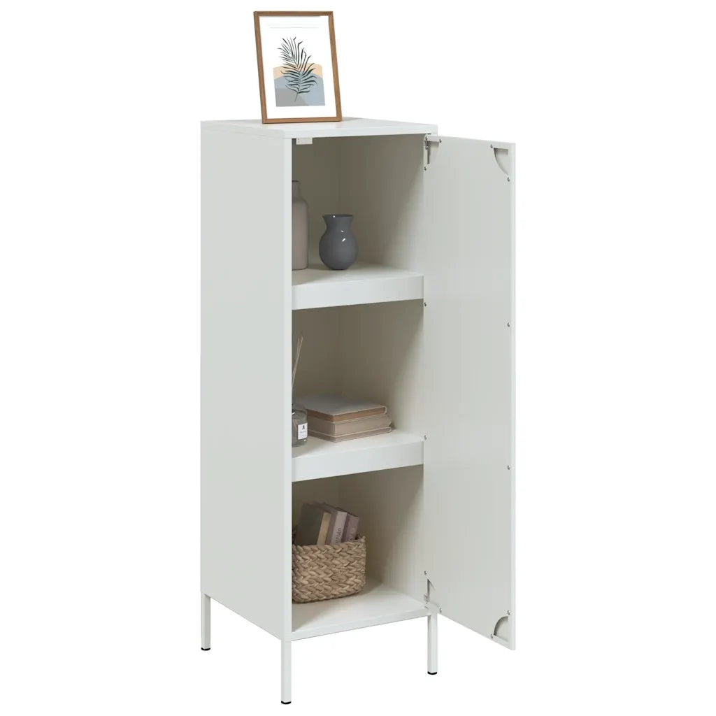 Credenza | Madia | Buffet da pranzo | Armadio da pranzo Bianca 36x39x113 cm in Acciaio