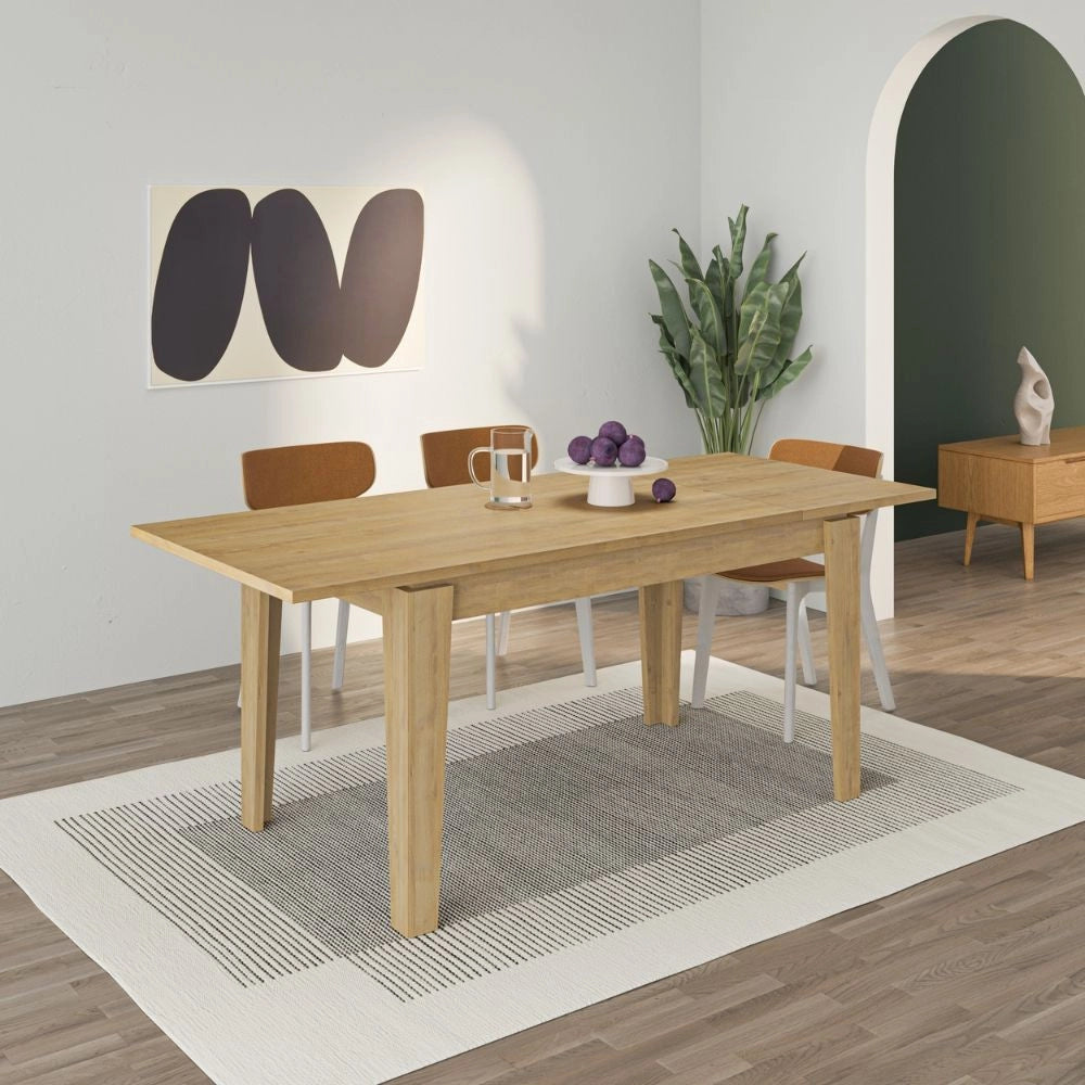 Tavolo allungabile Tolmen 140x80 cm  colore rovere