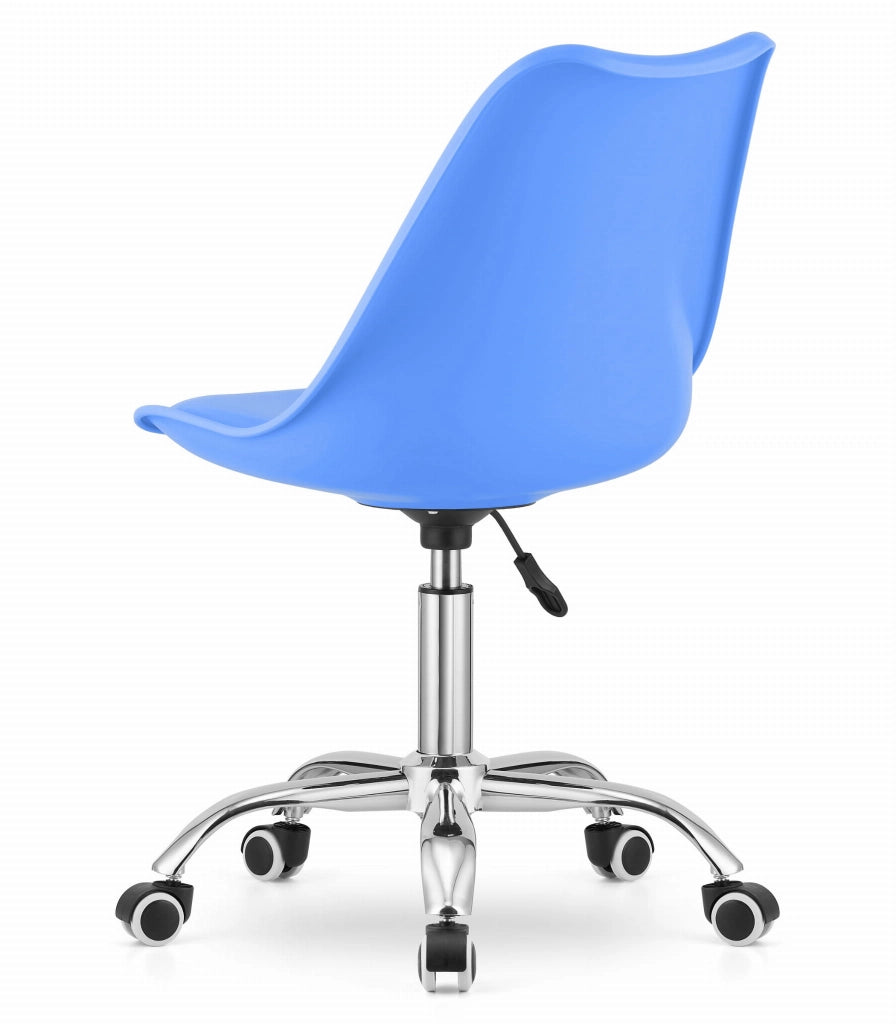 Valora VIRO SEDIA GIREVOLE Ergonomica Blu per Ufficio Domestico