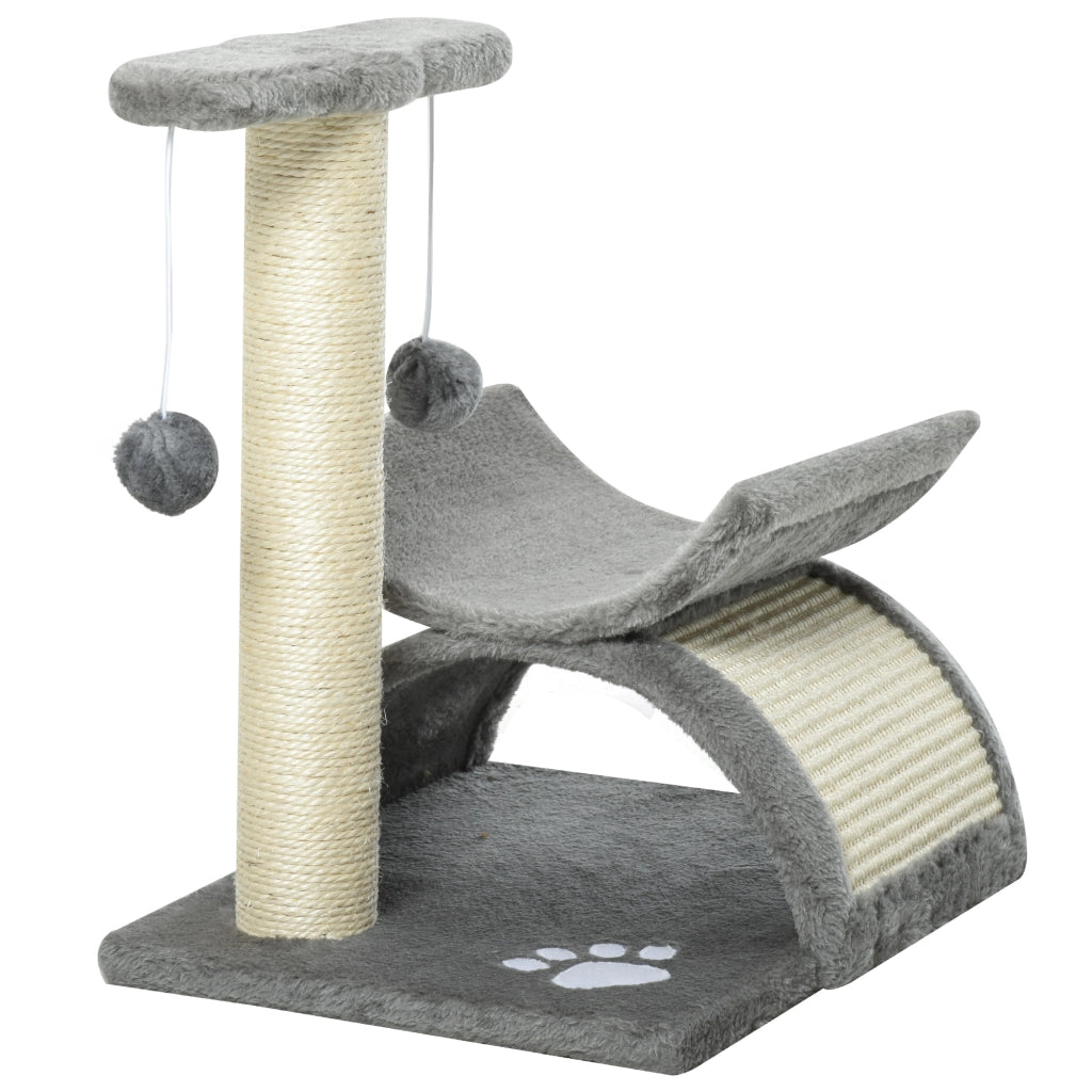 Torre per Gatti con Poste Rascatore ¨C zephmum ¨C Grigio 40x30x43 cm