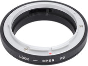 Adattatore di montatura obiettivo manuale - da FD a EF - in alluminio - per fotocamere DSLR