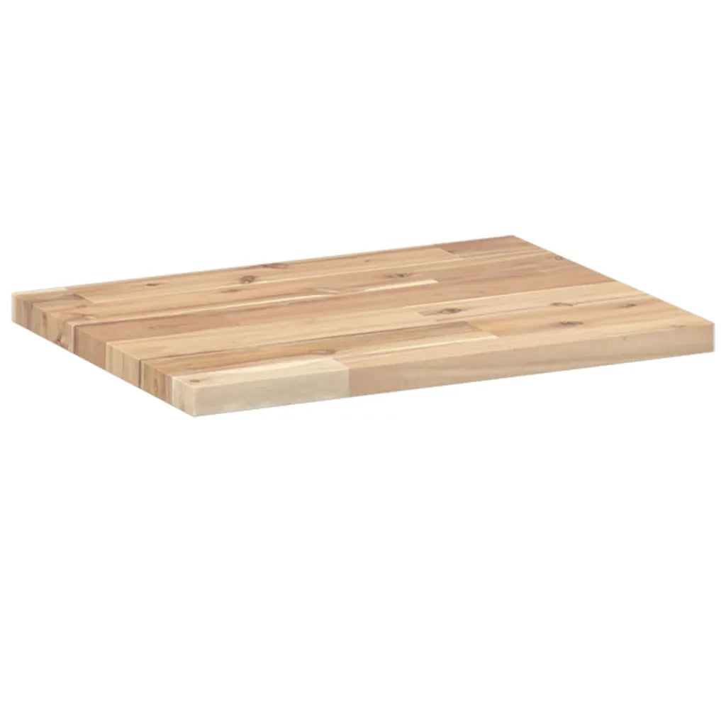 vidaXL Piano per Tavolo 60x30x2 cm Rettangolare Legno Massello Acacia