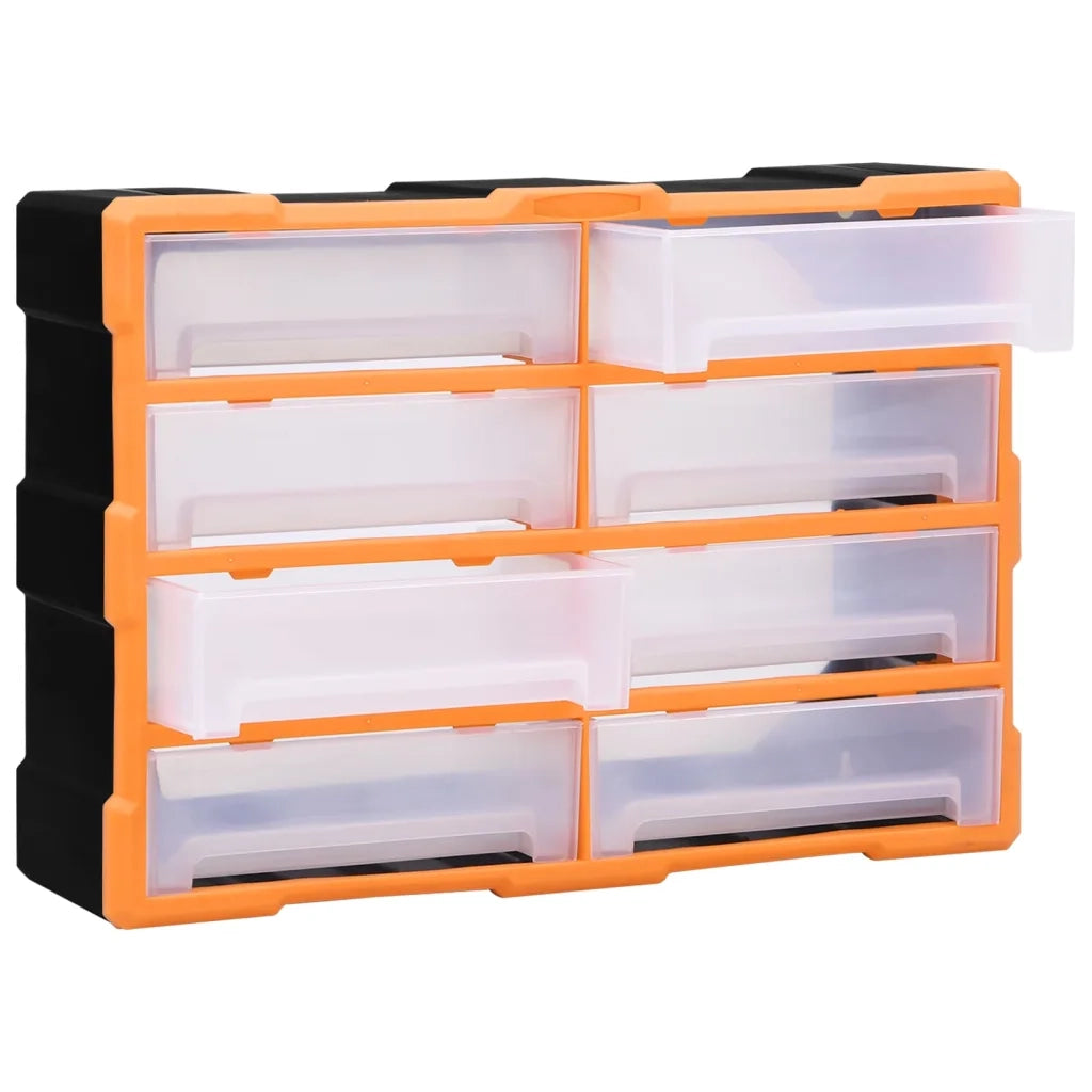 Mobile Contenitore con 8 Cassetti Grandi 52x16x37 cm 149599