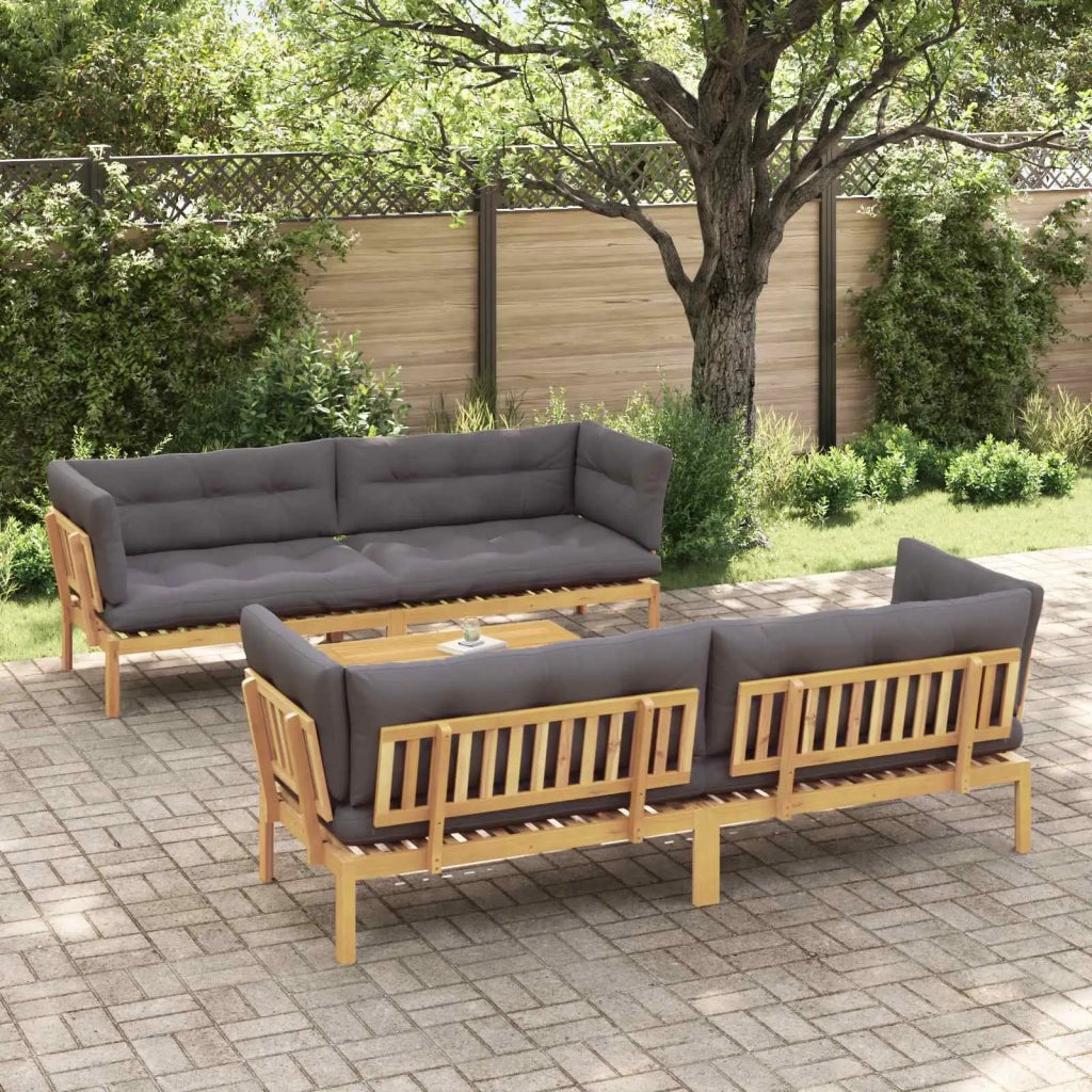 5 Pezzo Unità di divano pallet da giardino