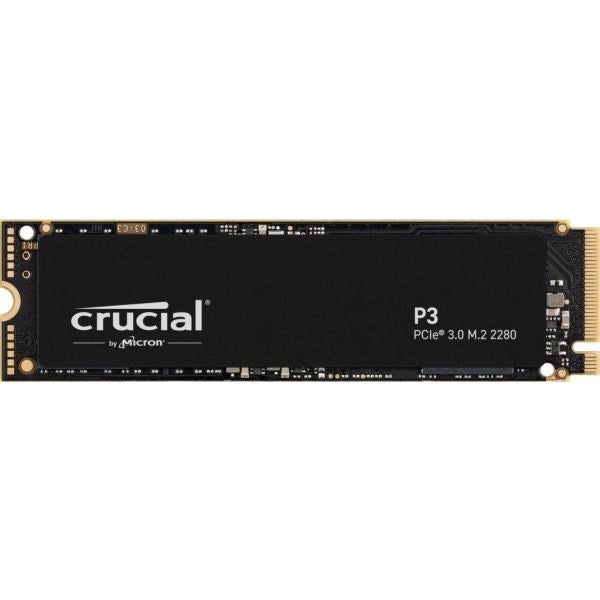 Ssd crucial 500gb m.2 2280 nvme pcie read: 3500mb/s-write: 1900mb/s ct500p3ssd8