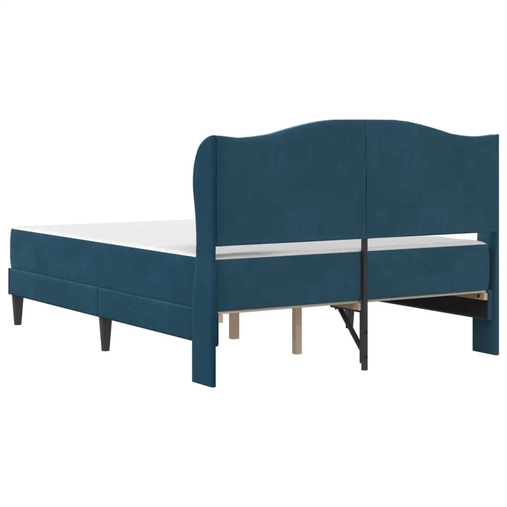 Struttura del letto con testiera Blu 140 x 200 cm Velluto 3415213