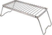 Grill a Campo - Inclinabile - Griglia Regolabile - Altura Adattabile - Portatile - Griglia - Funzione di Scarico - Barbecue