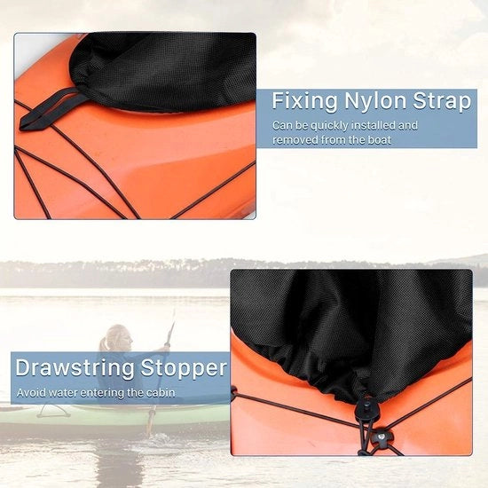 Copertura Spray per Kayak in Nylon Versatile - Copertura Idrorepellente per Cockpit - Accessorio per Sport Acquatici.