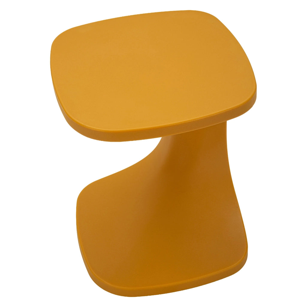 Bagan, Tavolino da Salotto Adatto per Indoor/outdoor, 44x54x44h cm Arancione