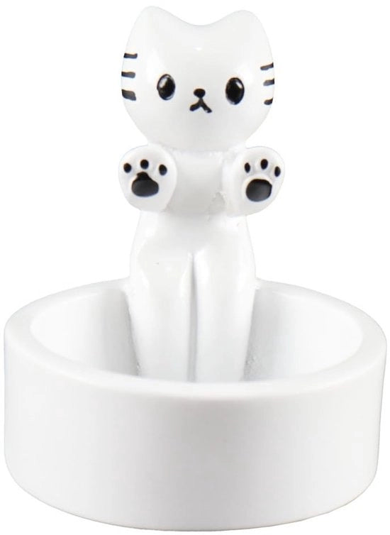 Sostegno Candelabro Decorativo Creativo - Design per la Sala da Pranzo - Sostegno Candelabro per Gatti - Hars - 7 x 7 x 6,5 cm - Profumo Carino