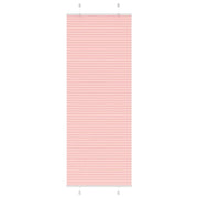 Tenda Plissettata Rosa 80x200 cm Larghezza Tessuto 79,4 cm