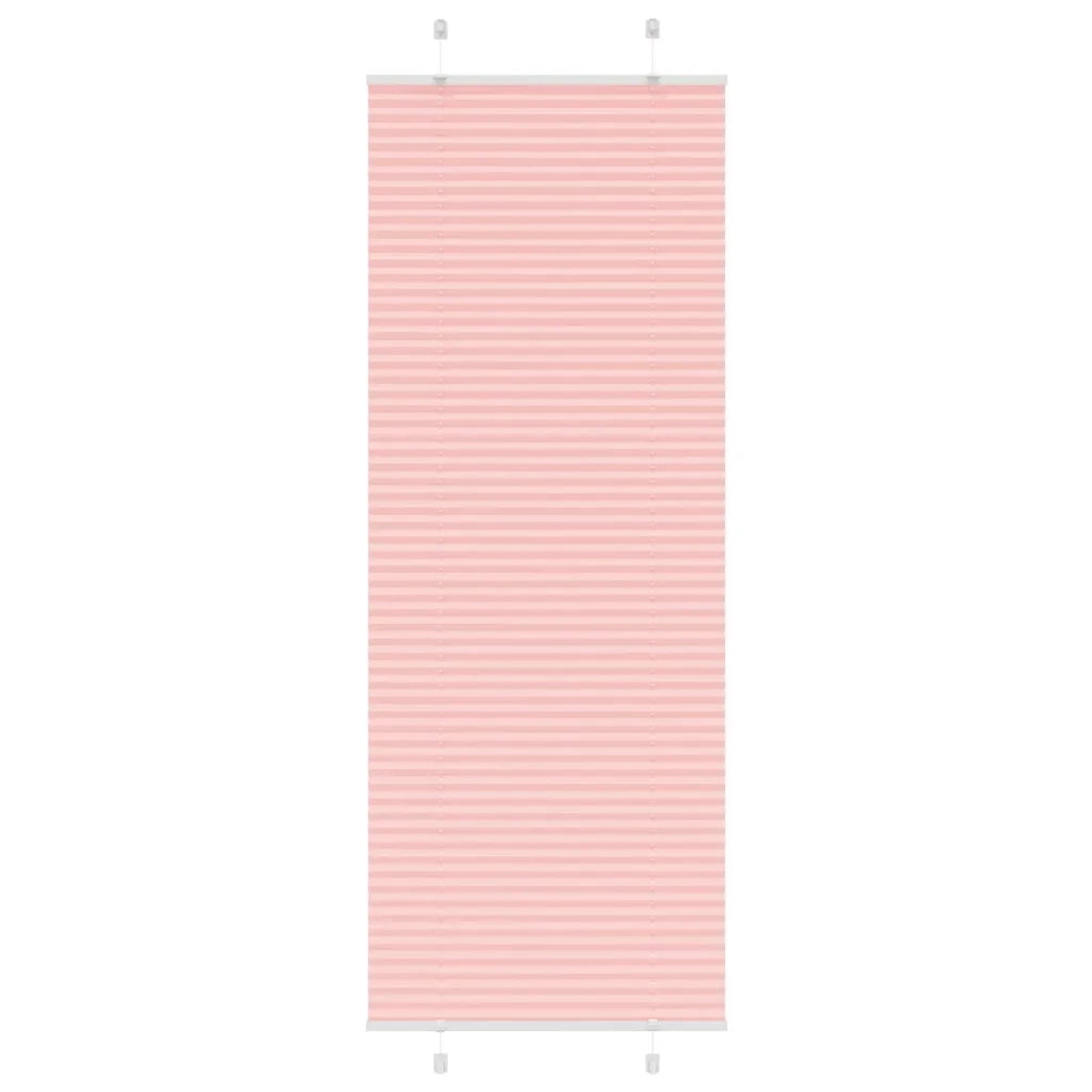 Tenda Plissettata Rosa 80x200 cm Larghezza Tessuto 79,4 cm