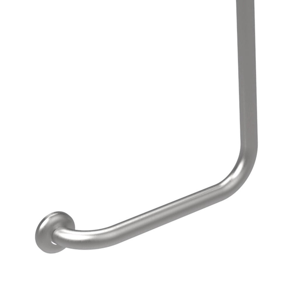 Maniglione disabili 35x65 inox satinato goman