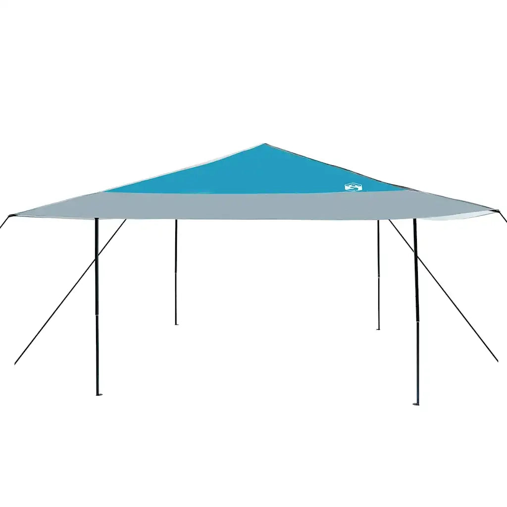Tenda Gazebo Blu 395 x 395 x 251 cm Tessuto 42007389