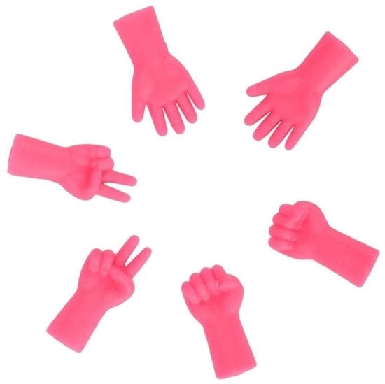 Puntbeschermatori in Gomma - 6 pz - Capociglia in Gomma - Progettati per la Creatività - Adatti per il Punto in Lana o a Maglia - Sostenibili e Sicuri - Dimensioni 2,7 x 1,1 cm - Punti per la Lana