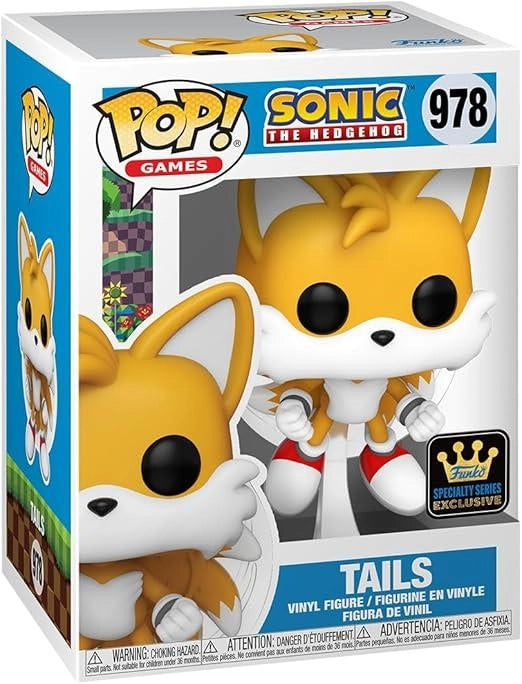 Funko Pop! Games: Sonic - Miles Tails Prower - Tails - Flying ,Eta 3+