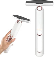 Dweil portatile per bagno e cucina - Traspirante, strettamente assorbente, idoneo per uso umido e secco - Mini-spugna per lavaggio a mano - Sistema di pulizia del pavimento con testa di cotone e manico a pinza - Bianco