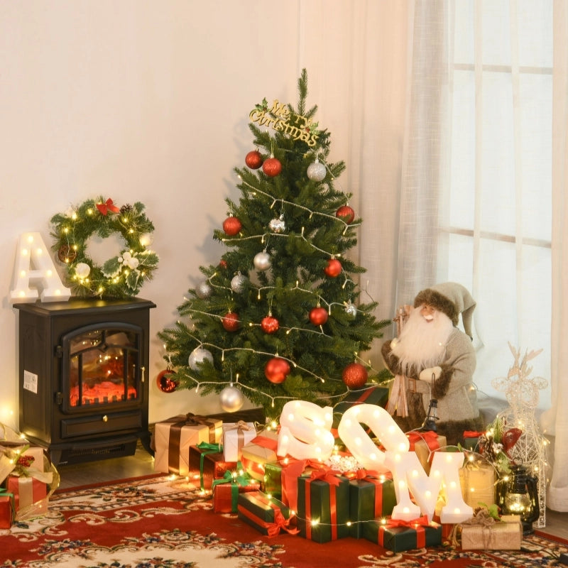 Albero di Natale artificiale, 1,2 m, supporto incluso, ?85 cm x 120 cm, verde